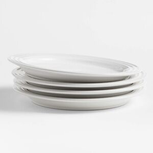 Le Creuset ® White Salad Plates, Set of 4